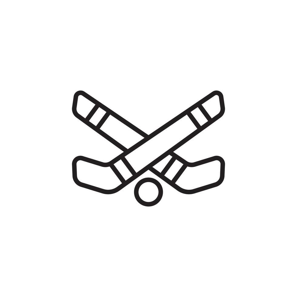 Ice Hockey premium sign symbol vector