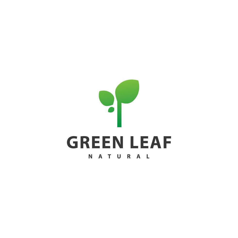 Abstract leaf logo vector illustration