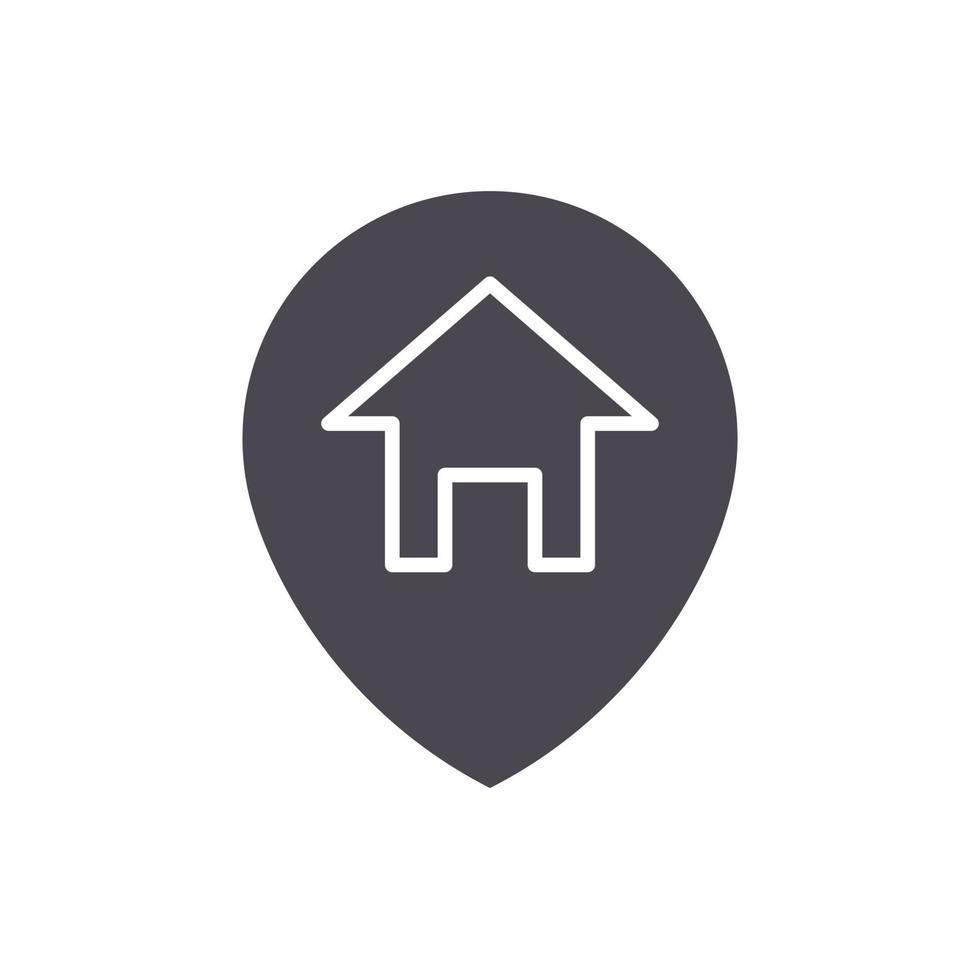 House location icon sign symbol logo vector