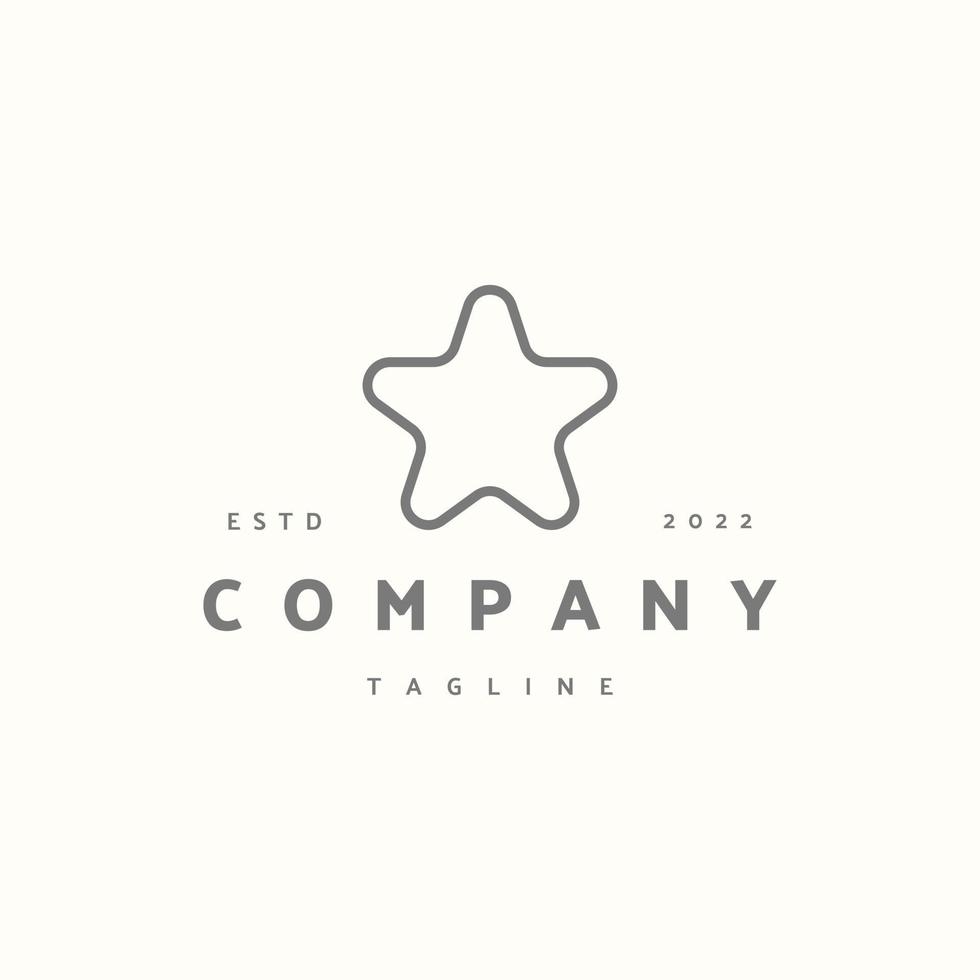 Star premium icon sign symbol. Hipster vintage logo vector