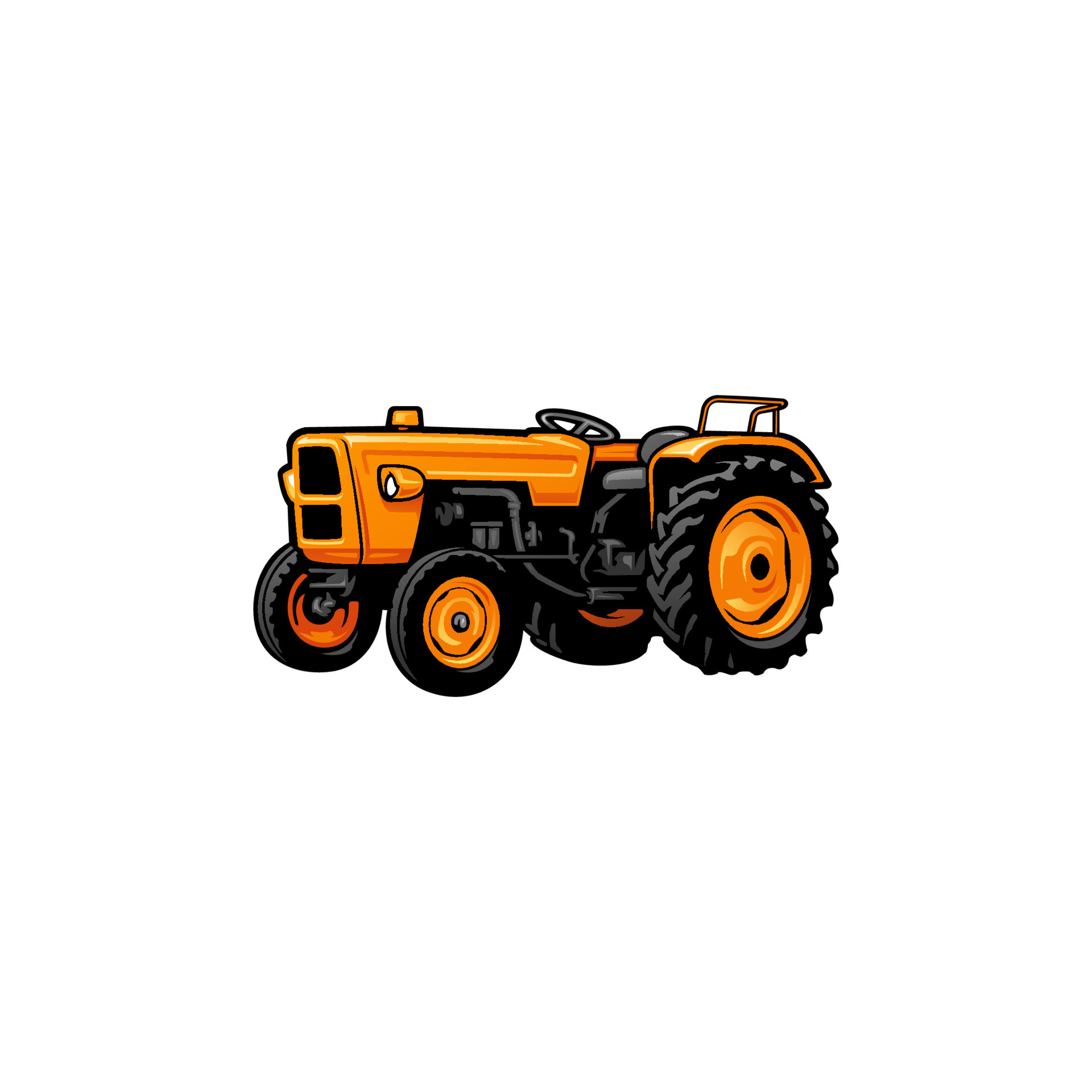 Tractor, farm equipment illustration vector 6943529 Vector Art at Vecteezy