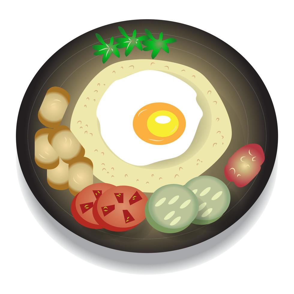 Indonesian Fried Rice vector