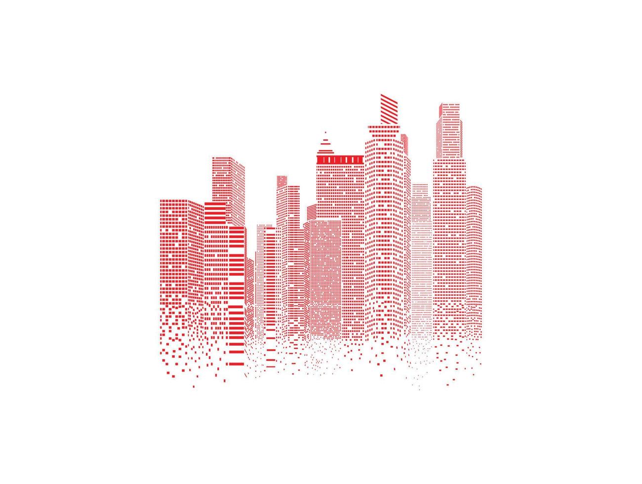 city background Buildings and structures  City urban view vector