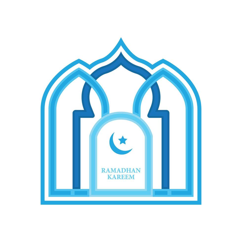 fondo de vector de ornamento de ramadhan kareem