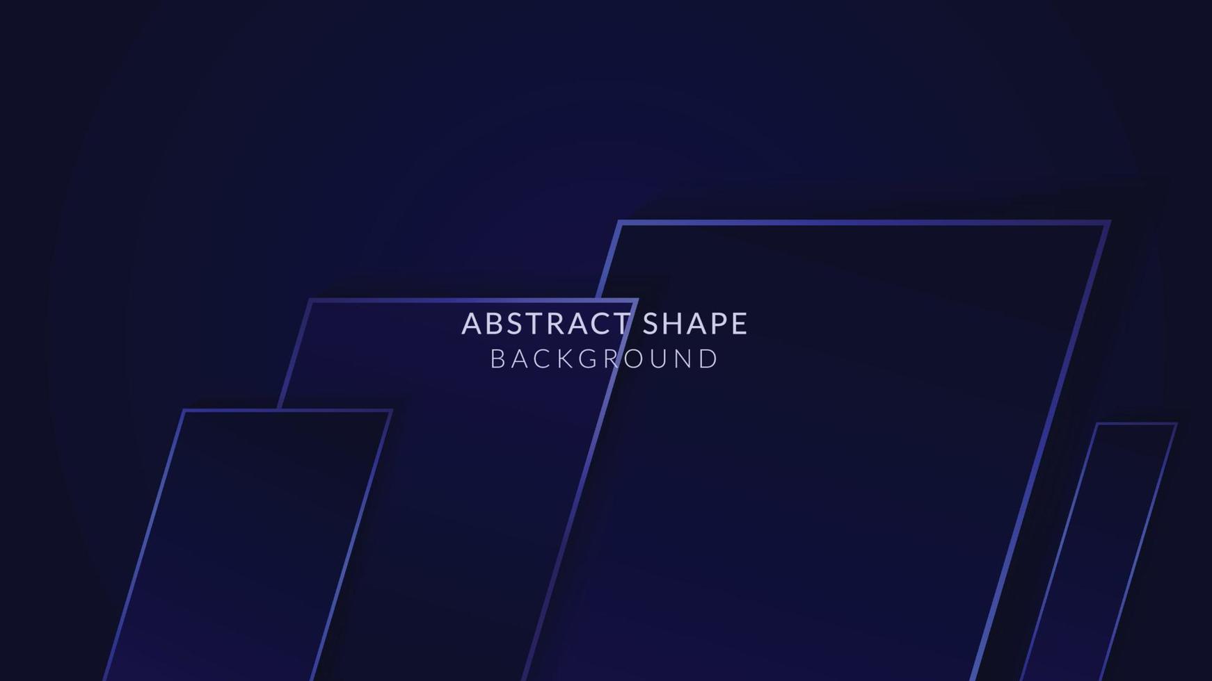 dark blue background with rectangle shapes and light lines. abstract geometric shapes background. vector