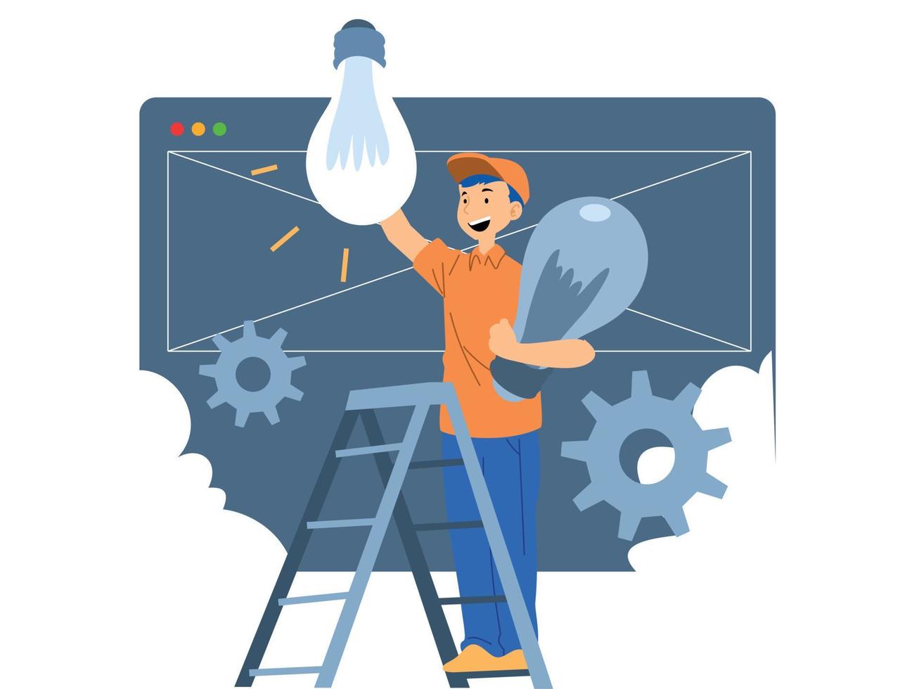 Building Ideas For Websites vector