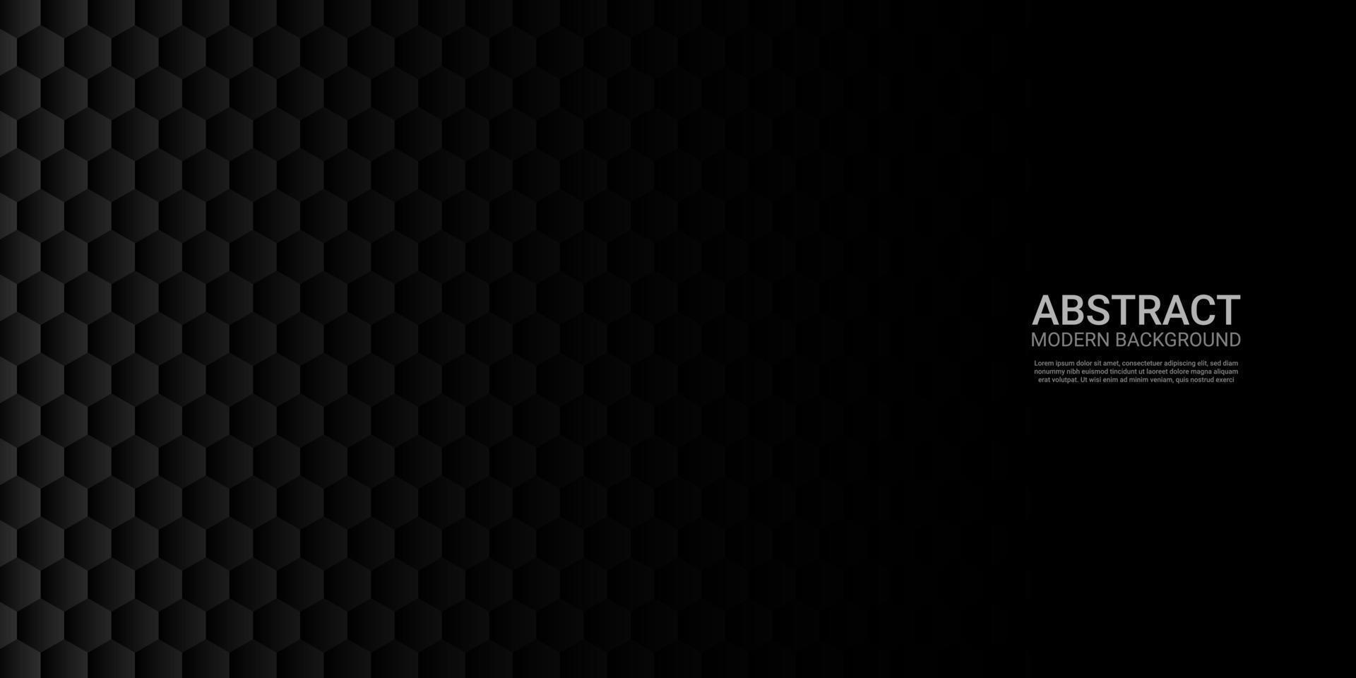 Dark hexagonal shape background. Abstract Hexagonal background. vector