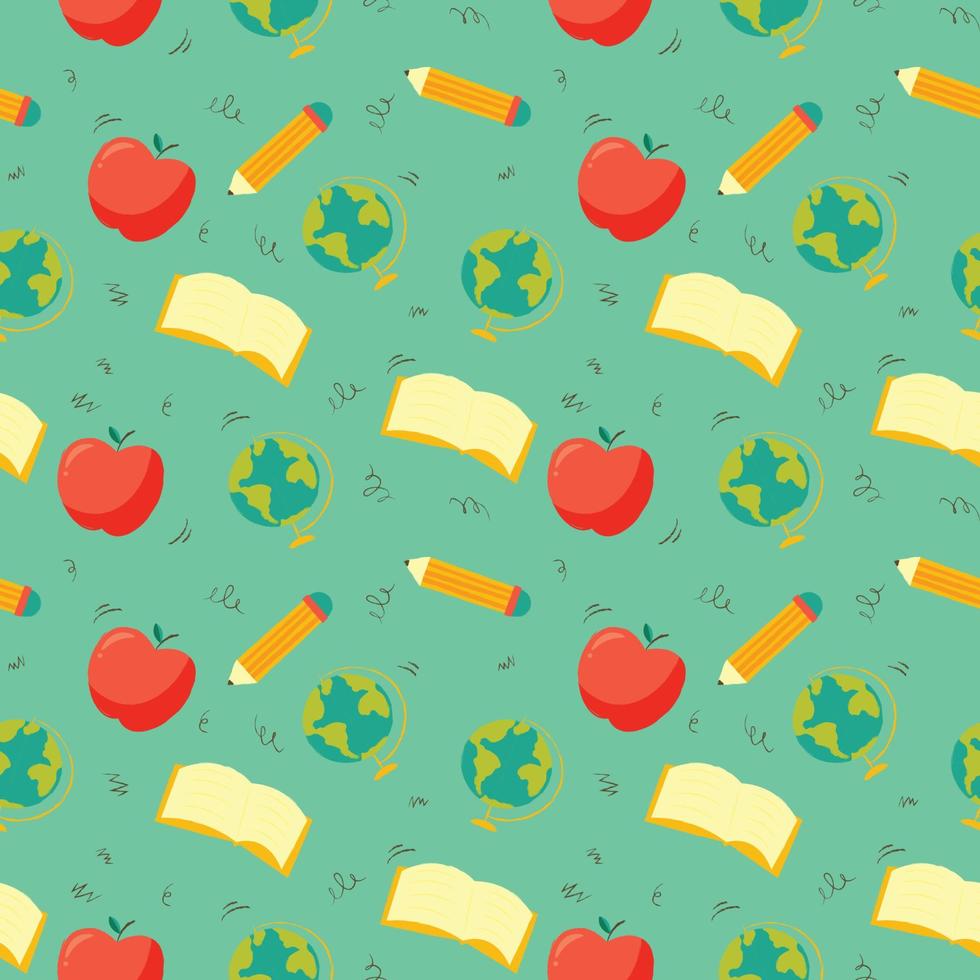 Hand drawn childrens day seamless pattern. vector