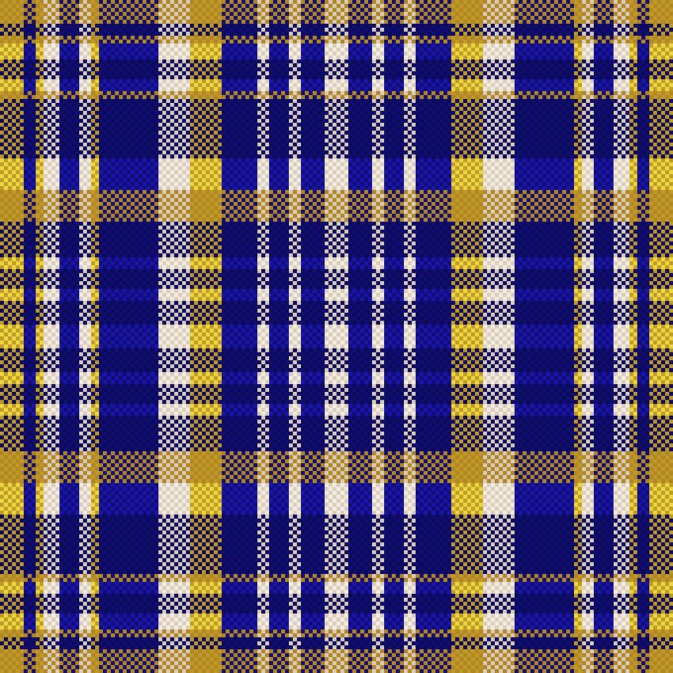 Tartan plaid pattern background. Fabric texture. Vector. vector