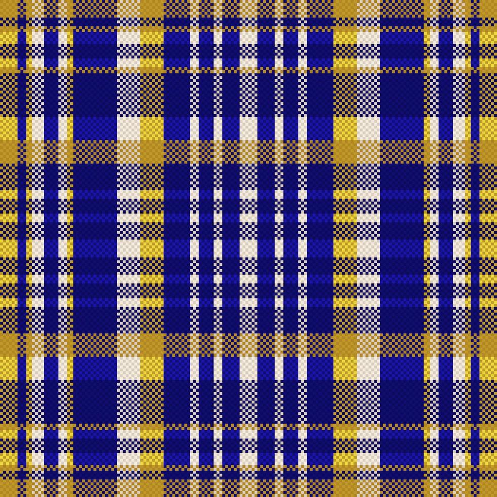 Tartan plaid pattern background. Fabric texture. Vector. vector