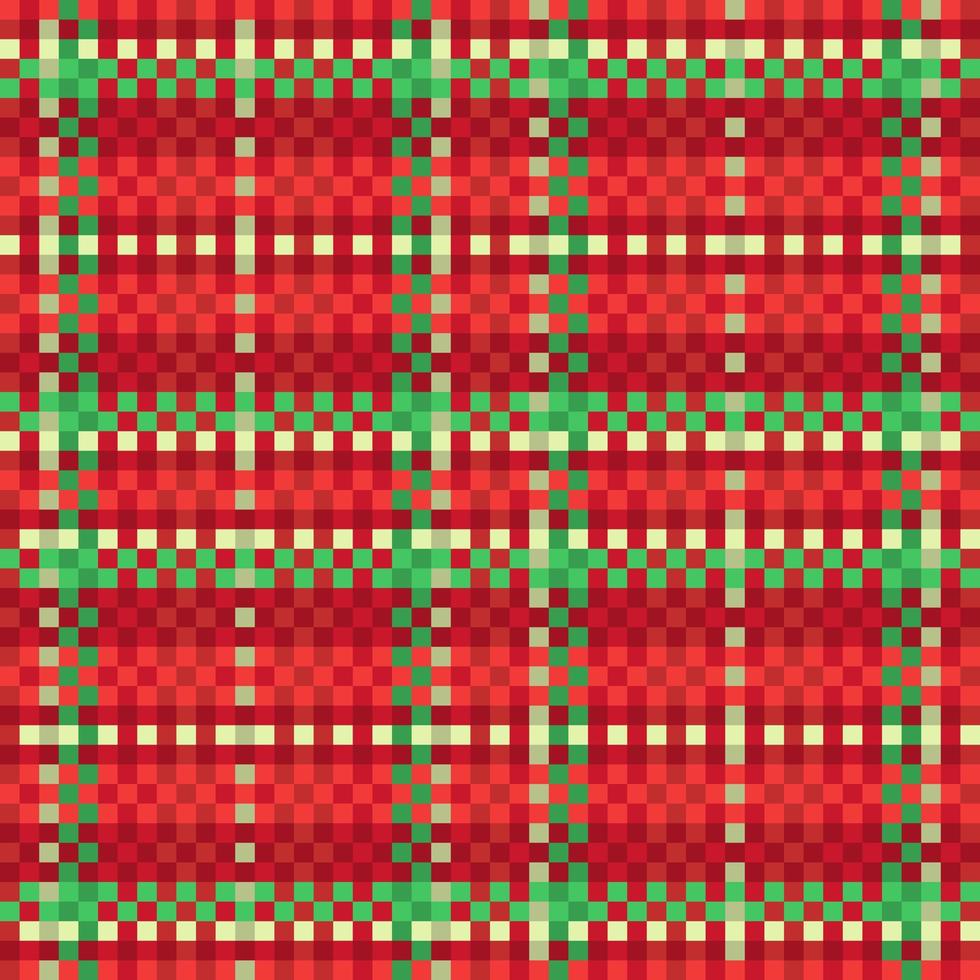 Christmas checkered pattern background. vector