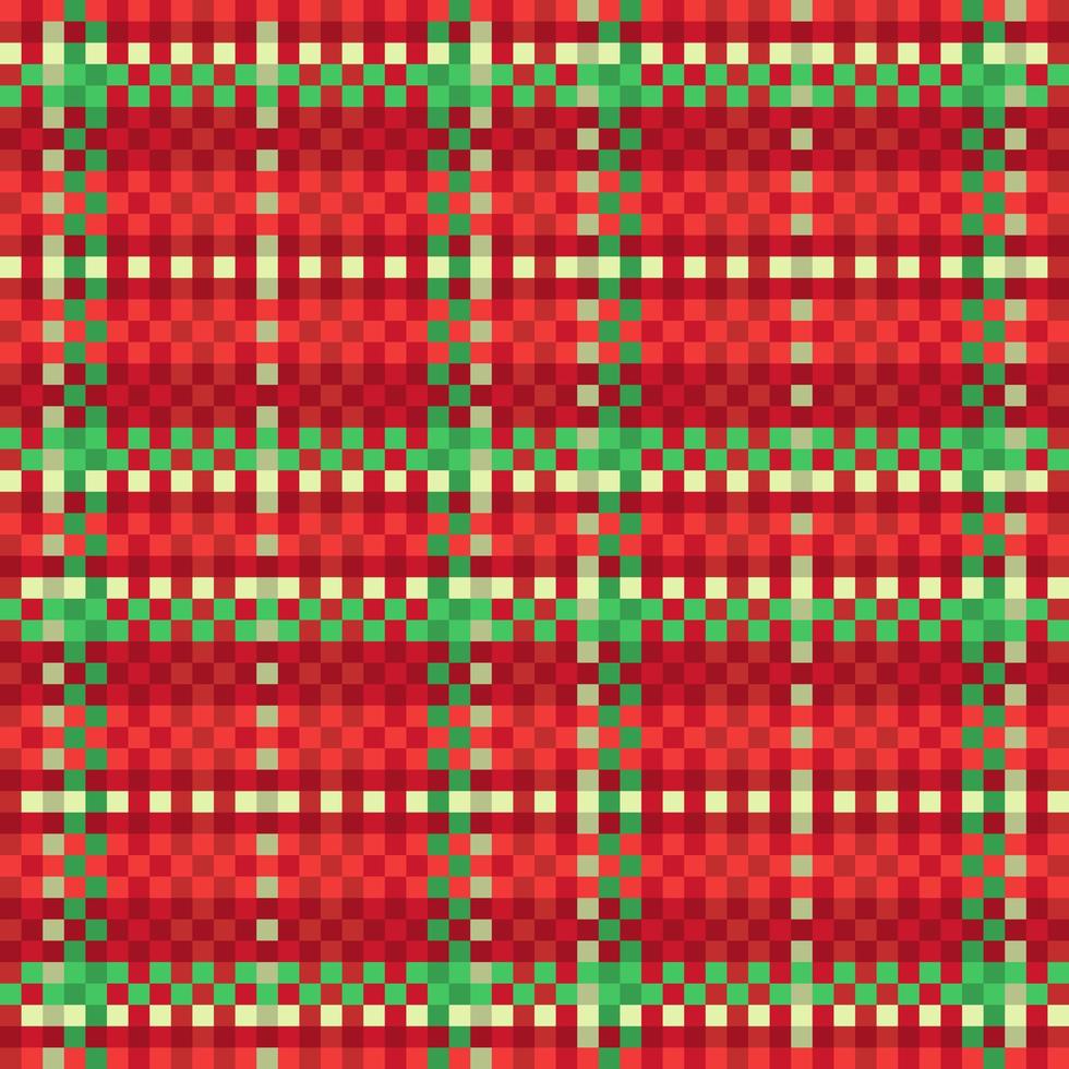 Christmas checkered pattern background. vector