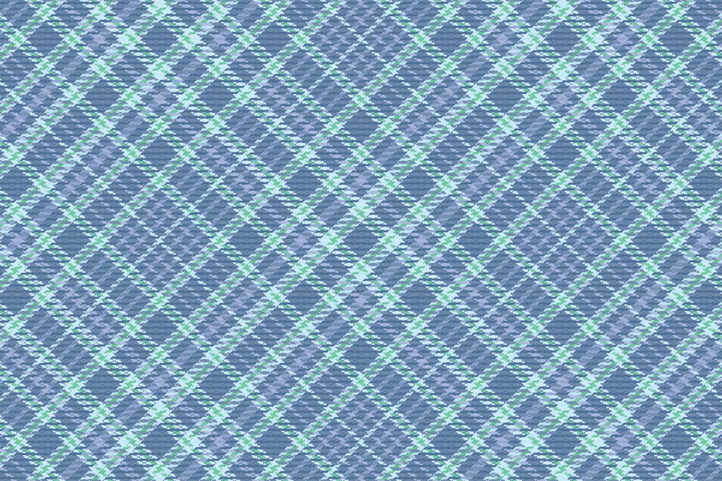 Tartan plaid pattern with texture and retro color. vector