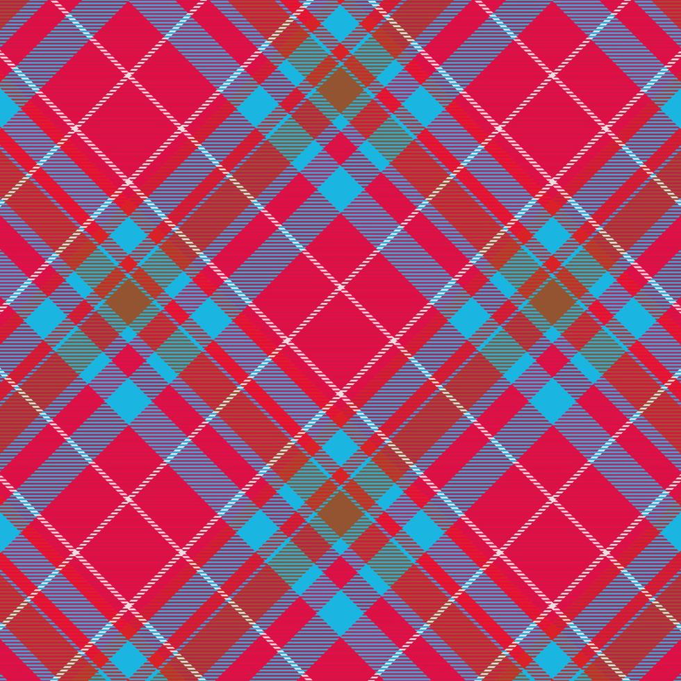 Tartan plaid pattern background. Fabric texture. Vector. vector