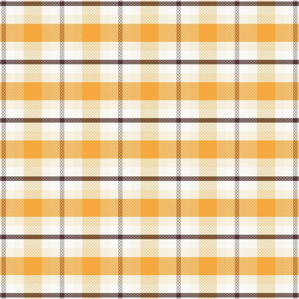Tartan plaid pattern with texture and retro color. vector