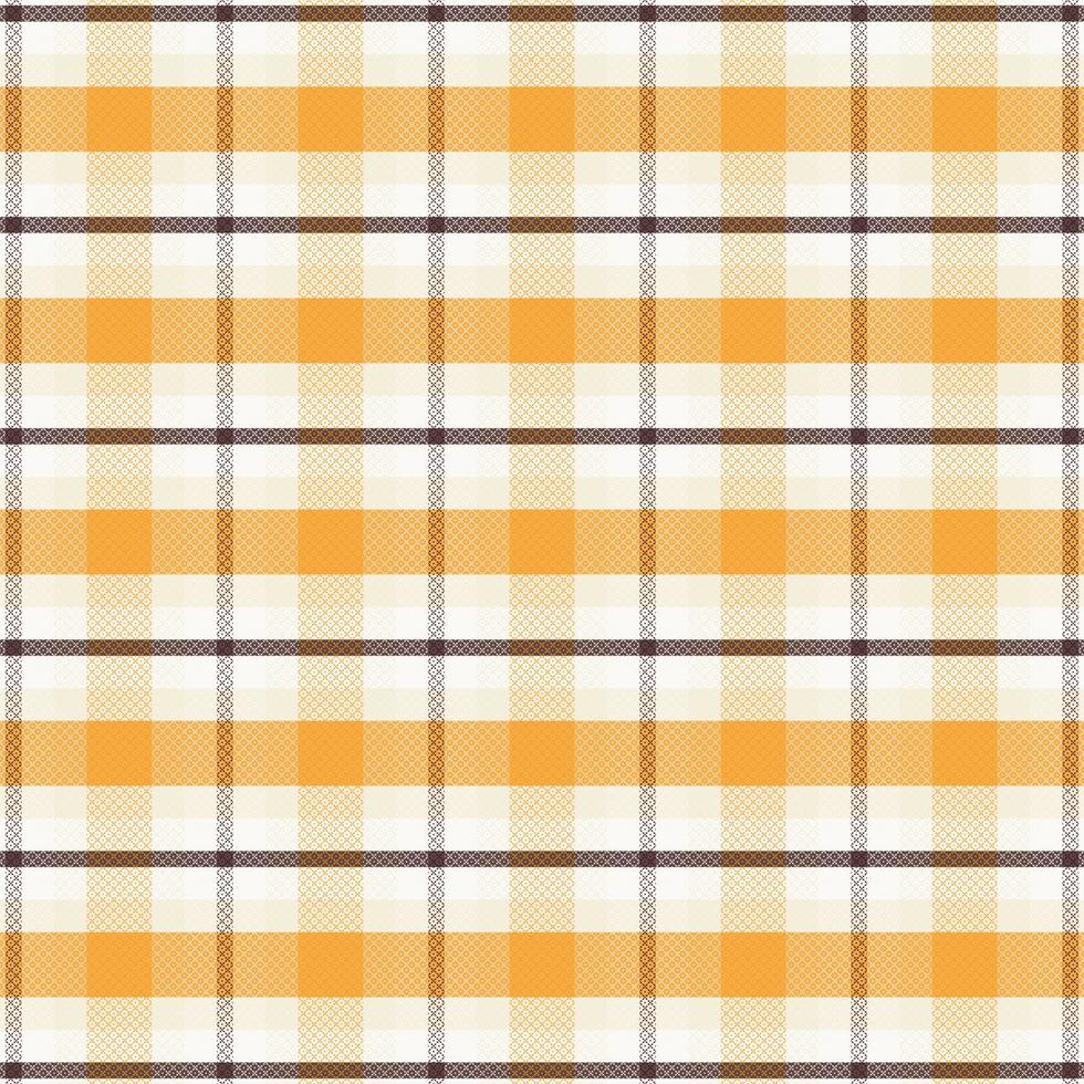 Tartan plaid pattern with texture and retro color. vector