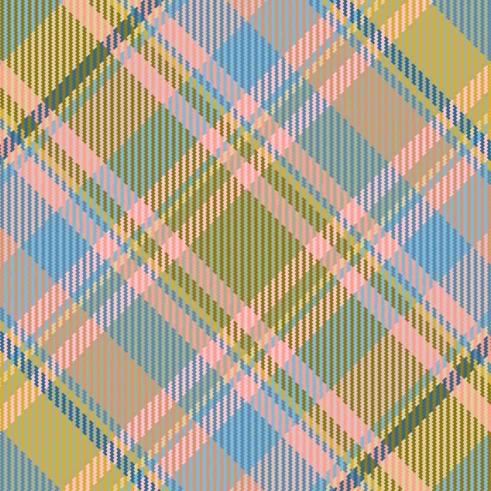 Tartan plaid pattern background. Fabric texture. Vector. vector