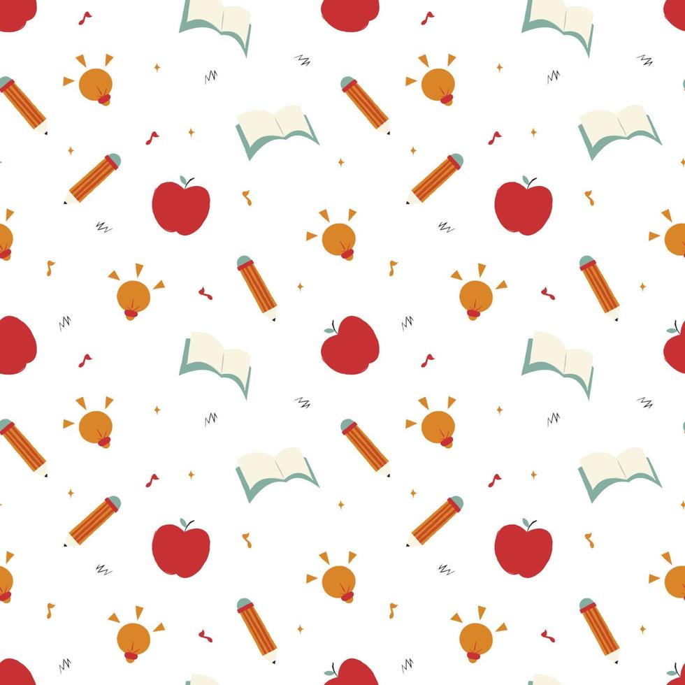 Hand drawn childrens day seamless pattern. vector