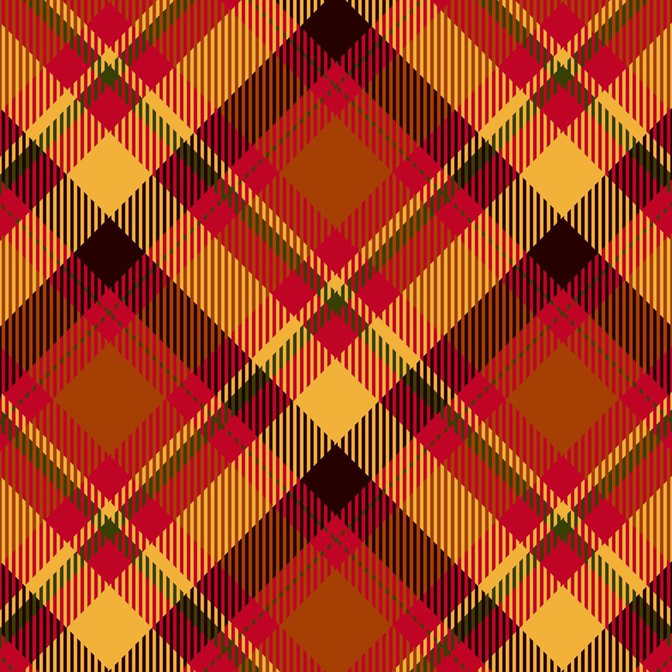 Tartan plaid pattern background. Fabric texture. Vector. vector