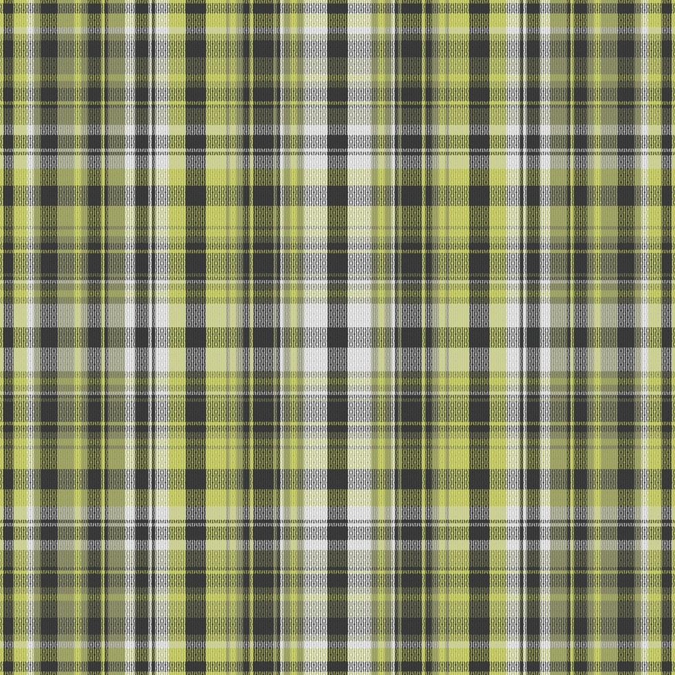 Tartan plaid pattern with texture and retro color. vector