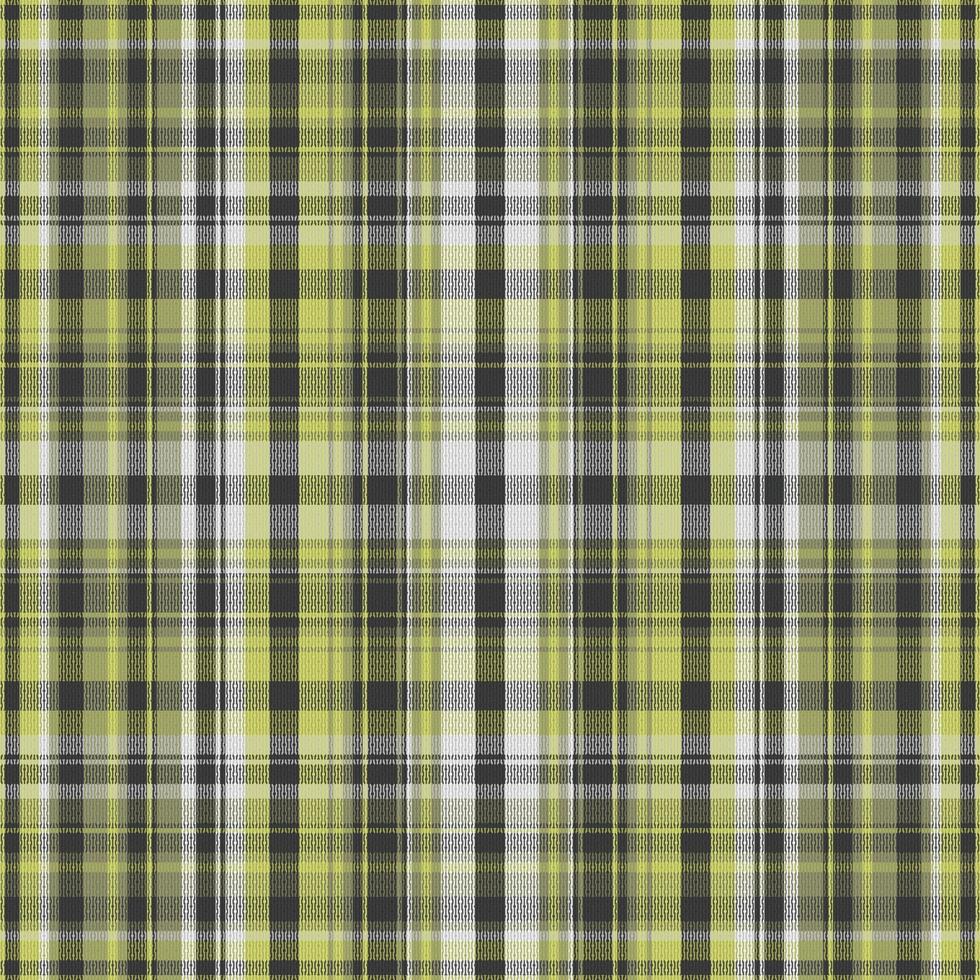 Tartan plaid pattern with texture and retro color. vector