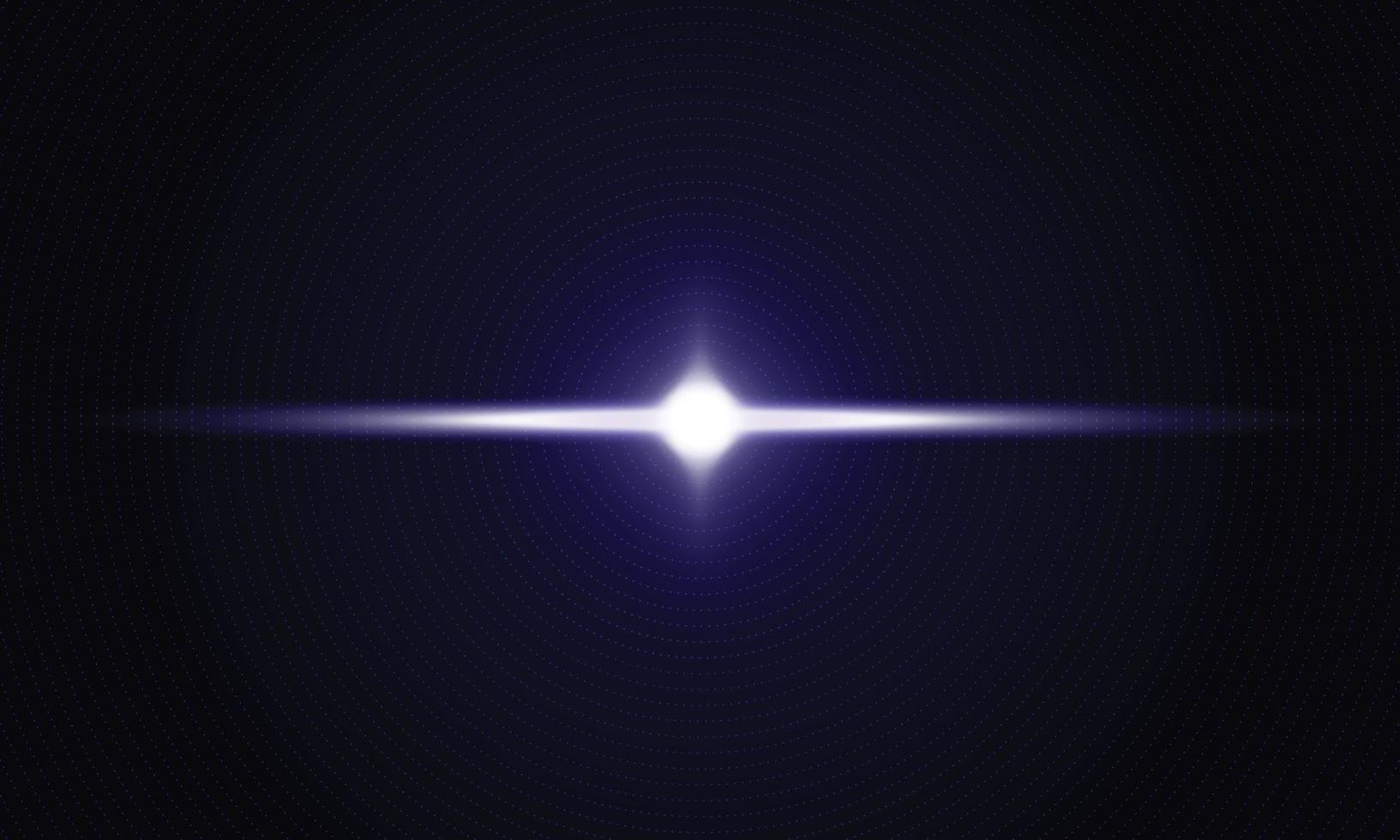 Abstract technology futuristic digital concept lighting effect glowing and circle on dark blue background. vector