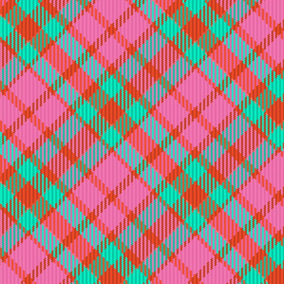 Tartan plaid pattern background. Fabric texture. Vector. vector