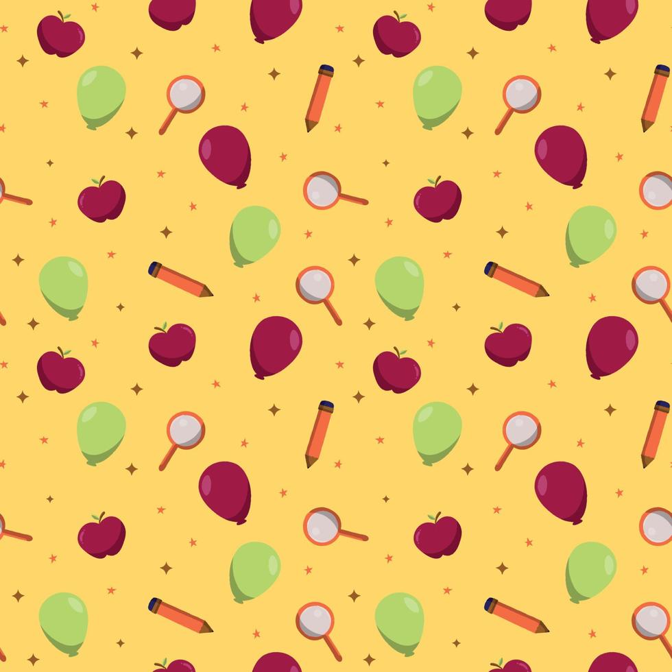 Hand drawn childrens day seamless pattern. vector