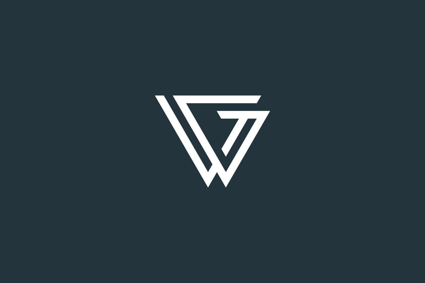 VG or GV Logo Design Vector