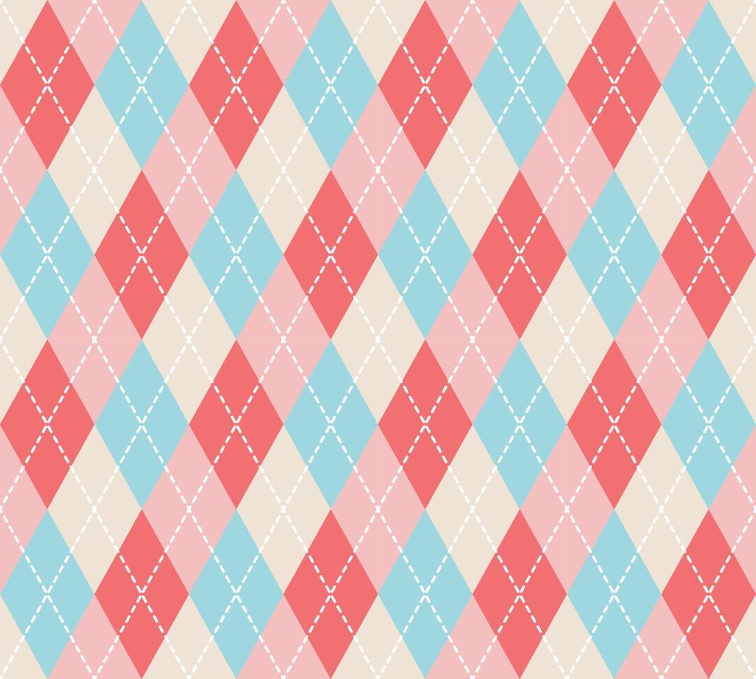 Argyle Pattern vector ,Fabric texture background