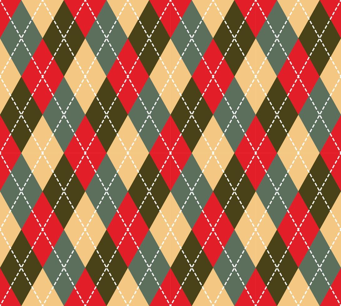 Argyle Pattern vector ,Fabric texture background