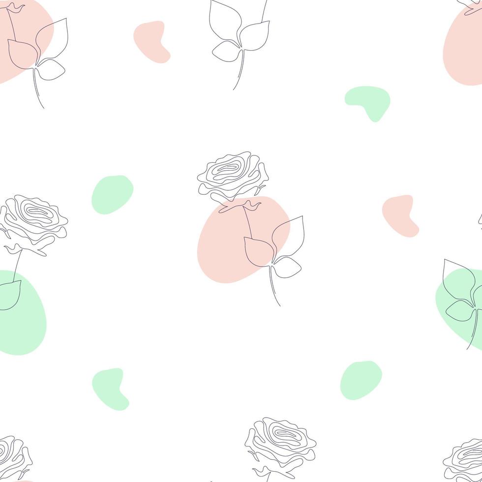 Floral seamless pattern vector