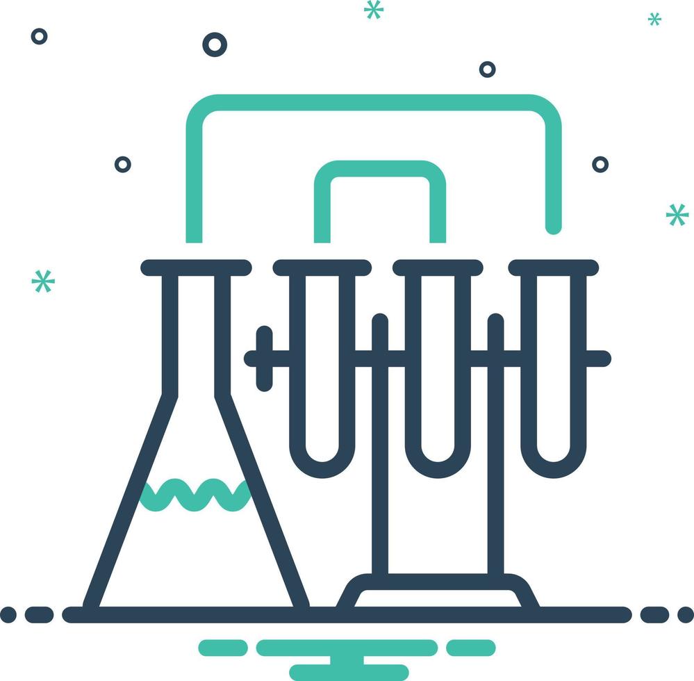 Mix icon for lab vector