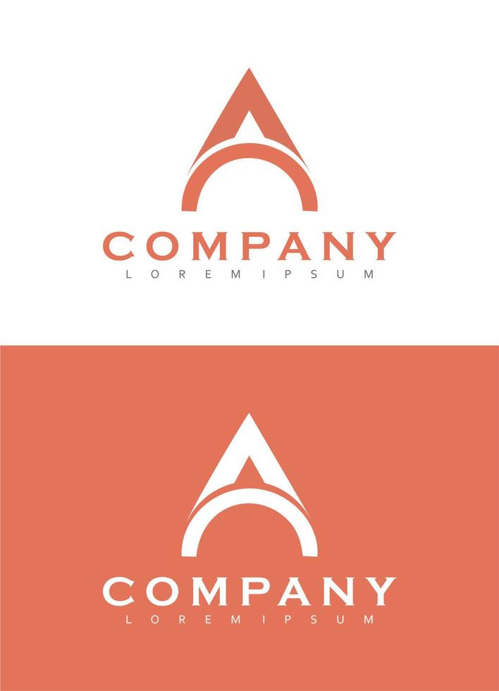 un vector de diseño de logotipo de letra