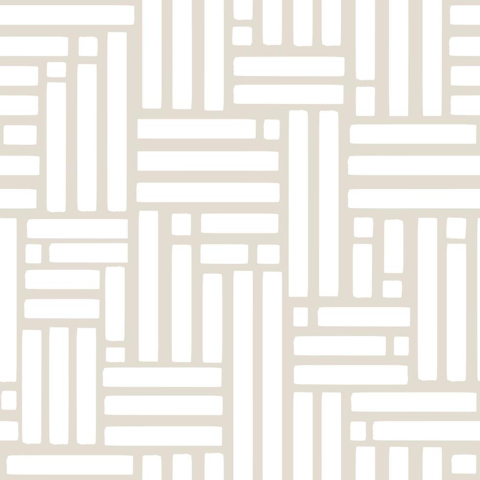 Aesthetic Contemporary printable seamless pattern with abstract Minimal elegant line brush stroke shapes and line in nude colors. vector