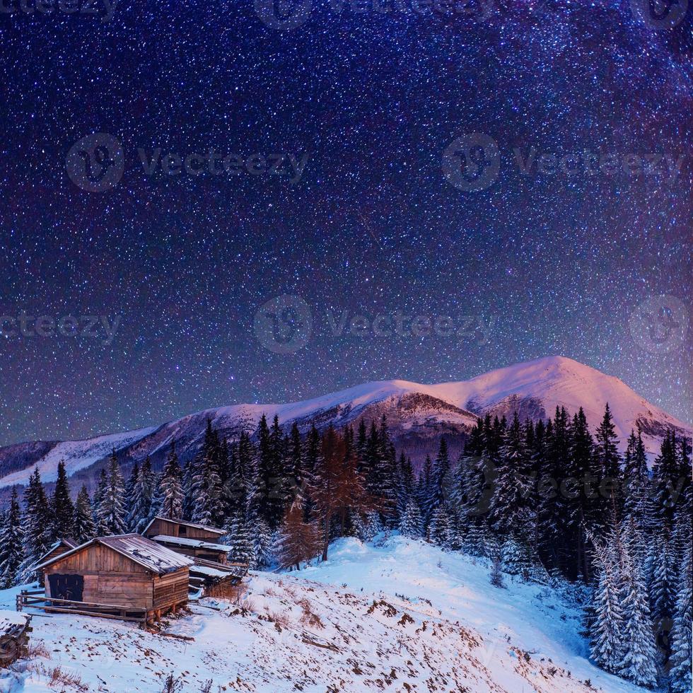 fantastic winter meteor shower photo