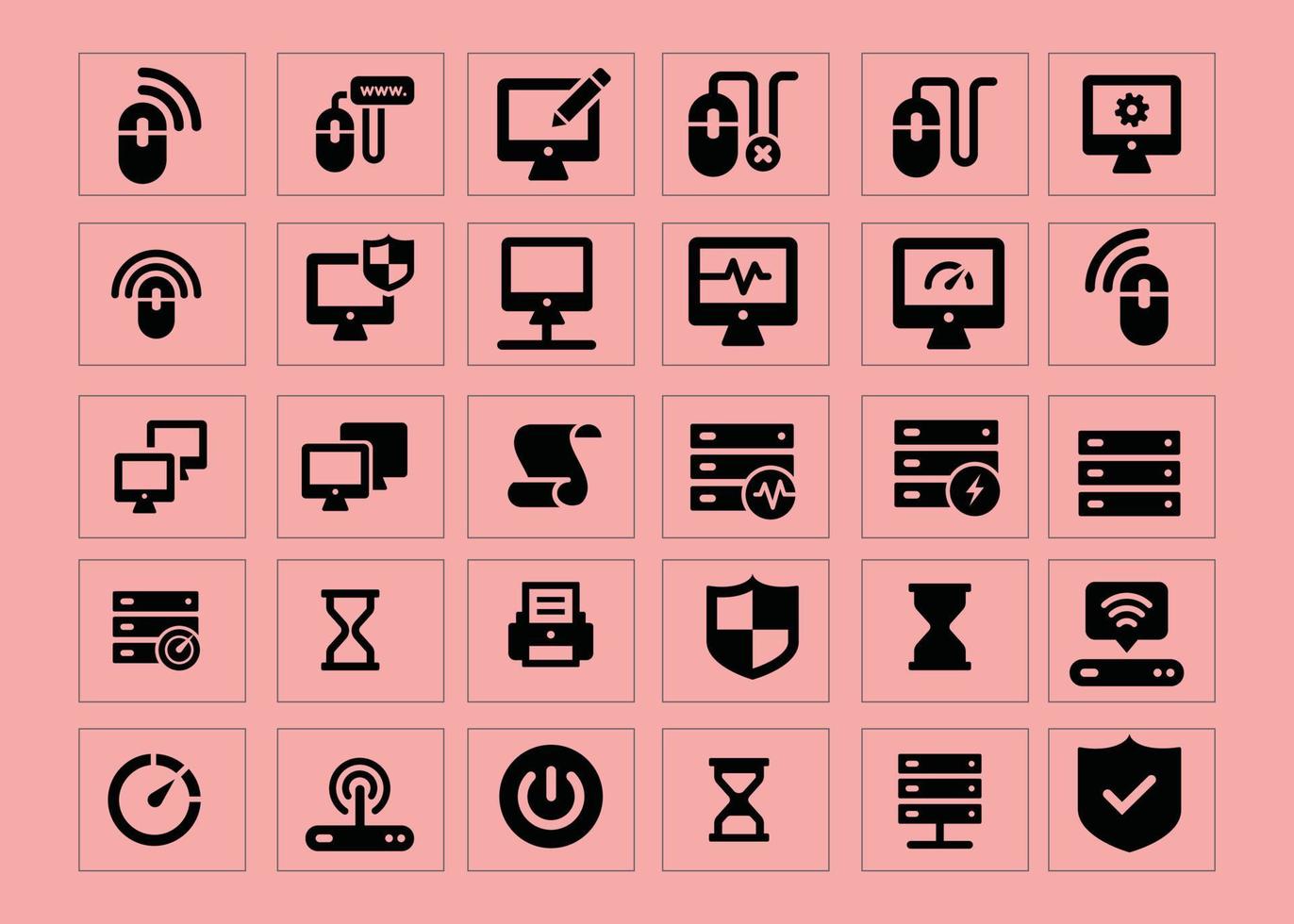 Simple Set of Setup and Settings Related Vector Line Icons. Collection of simple linear web icons such Installation, Settings, Options, Download, Update, Gears and others and others Tech Support.