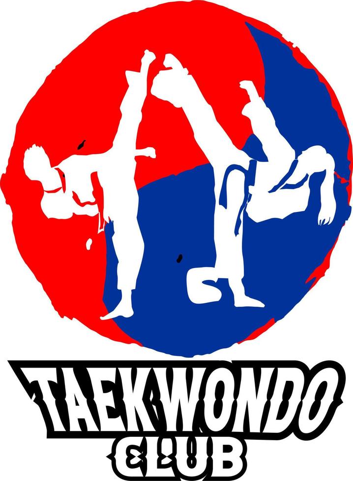 taekwondo logo vector