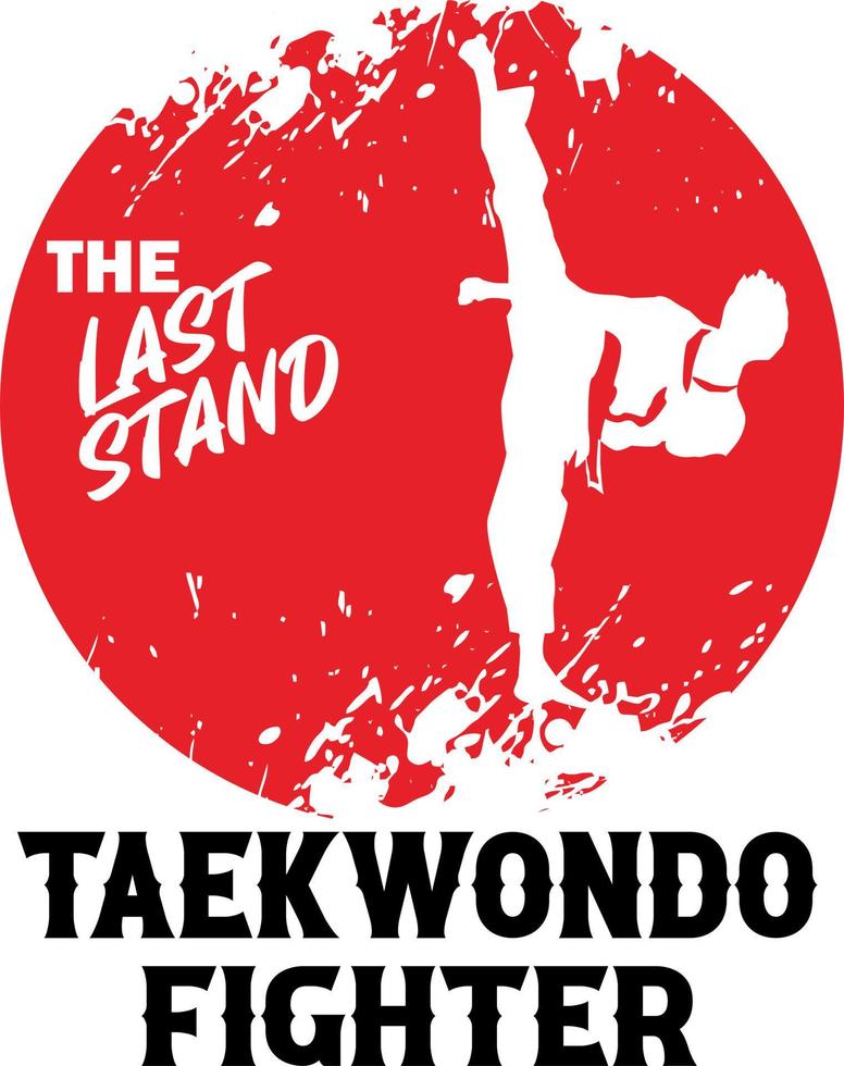 vector de logotipo de taekwondo