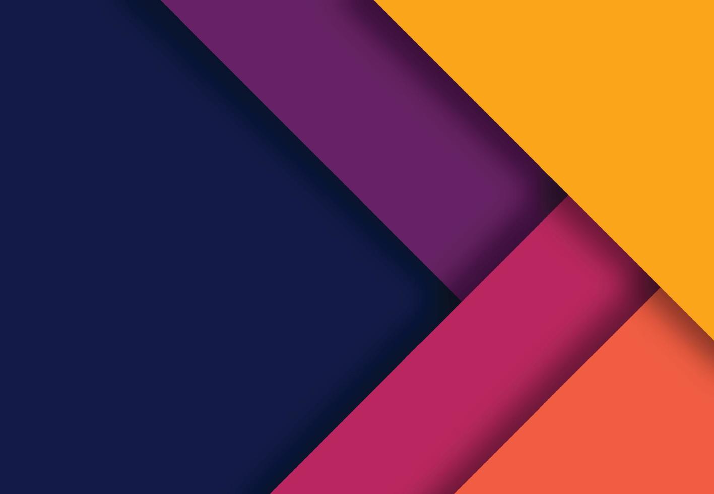 Minimal graphic design cover template with Overlap layer. Colorful background. Vector illustration