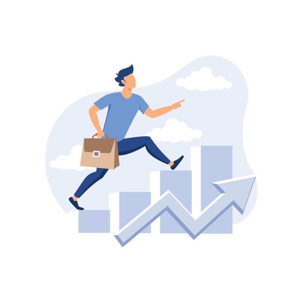 Personal Development flat modern design illustration vector