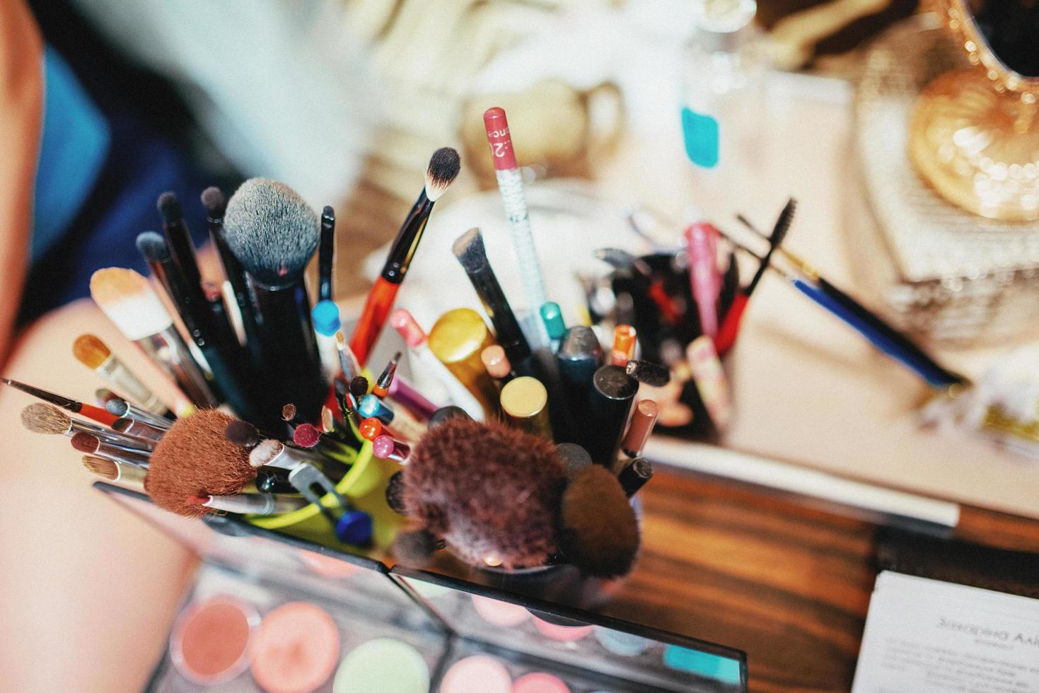 Makeup cosmetics collection photo