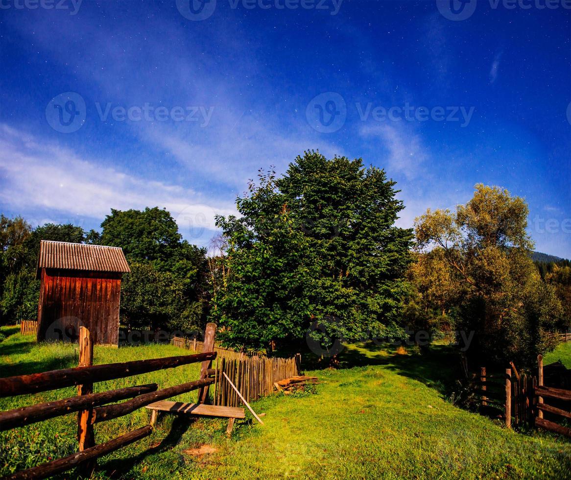 Colorful summer landscape photo