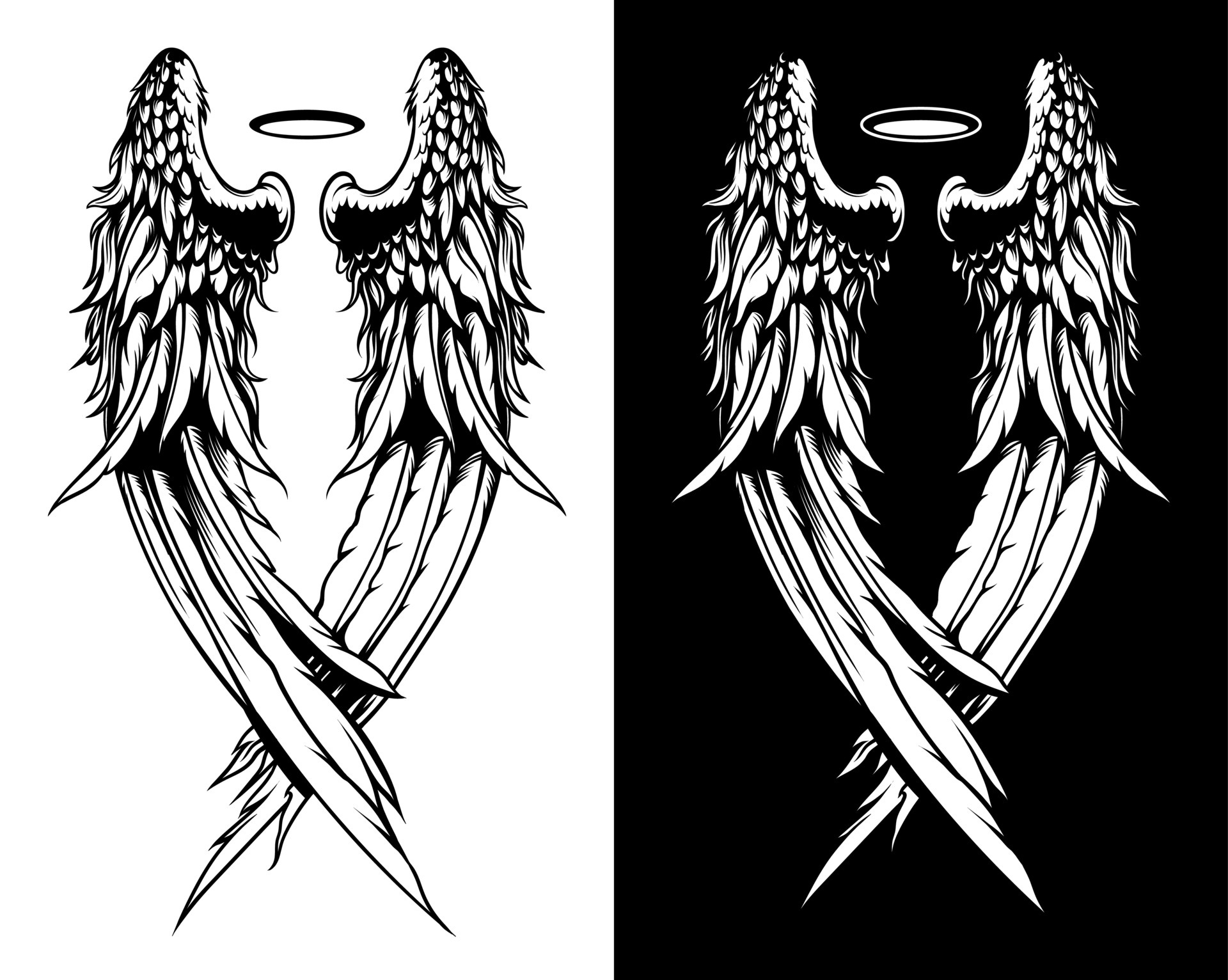 60 Awesome Angel Wings Tattoo Designs To Try  Artistic Haven