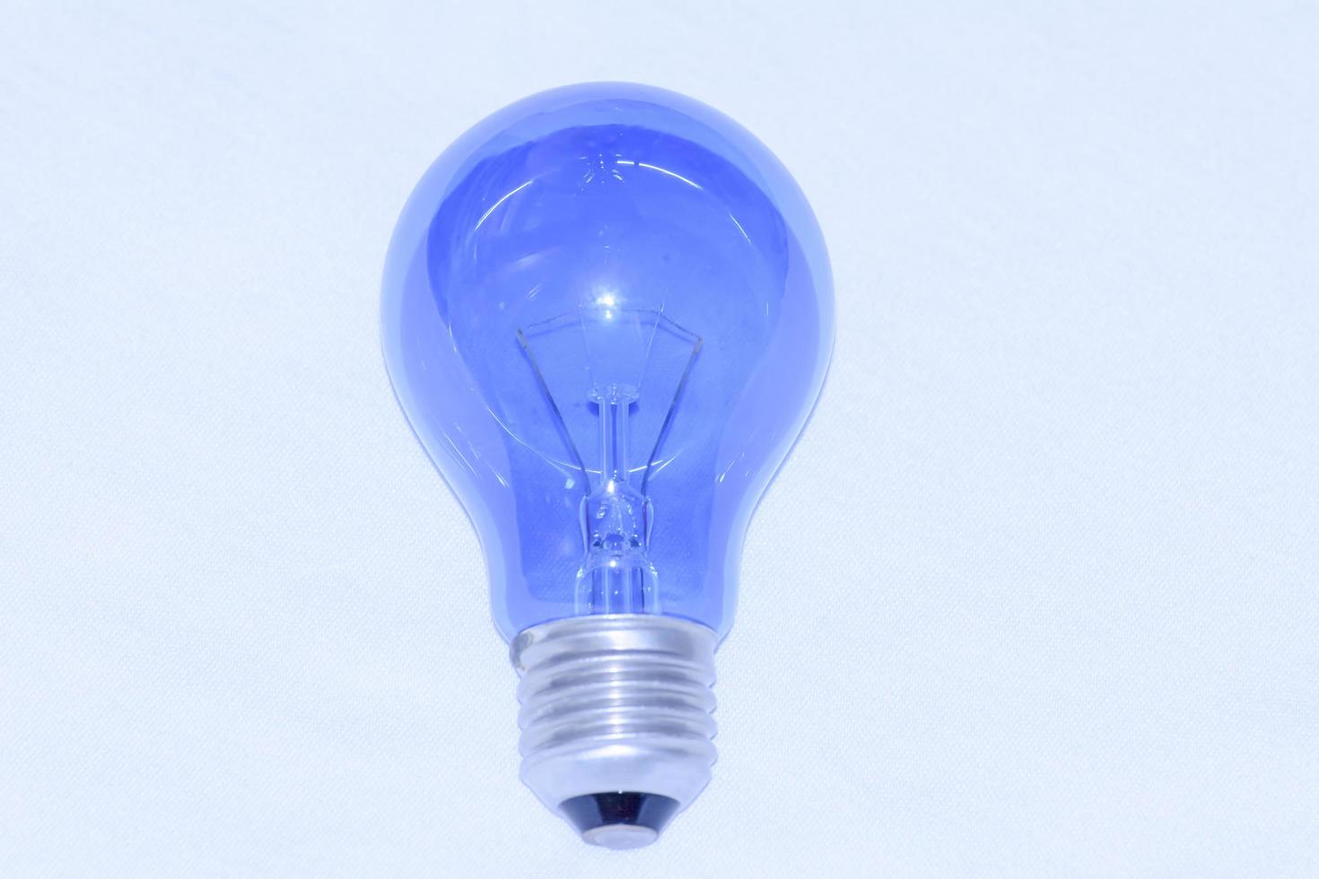 Light Bulb or electric light bulb incandescent isolated on white background. photo