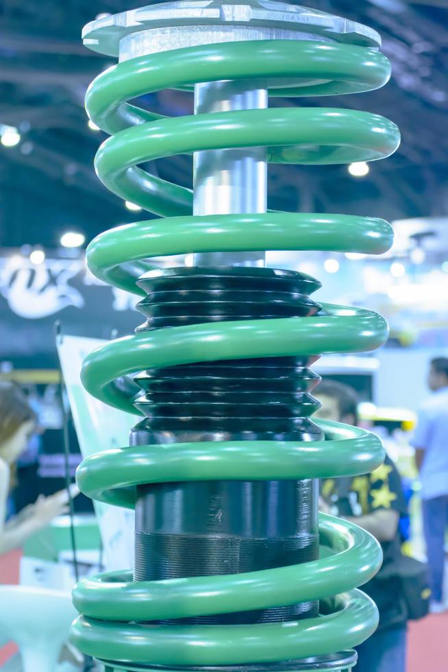 Shock absorber of car. photo