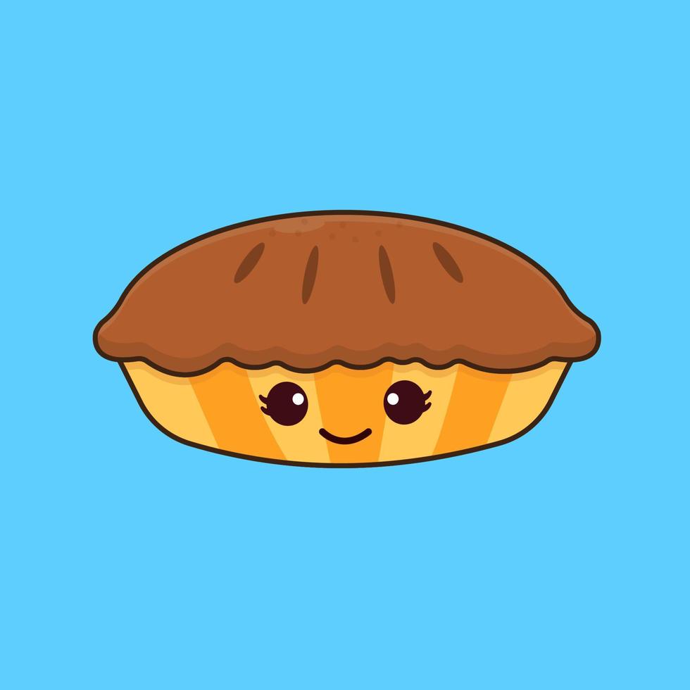 Cute Pie Illustration vector