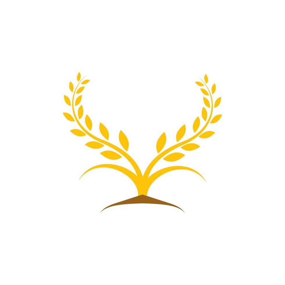 Agriculture logo design, Vector graphic template, bakery, farmer