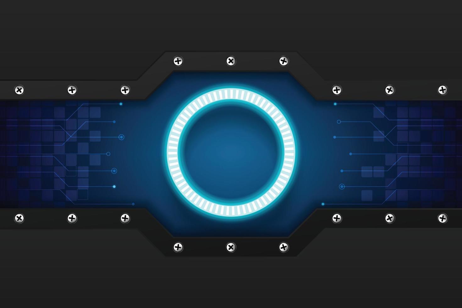 Vector metal plate geometric shap abstract background digital innovation concept for your design.