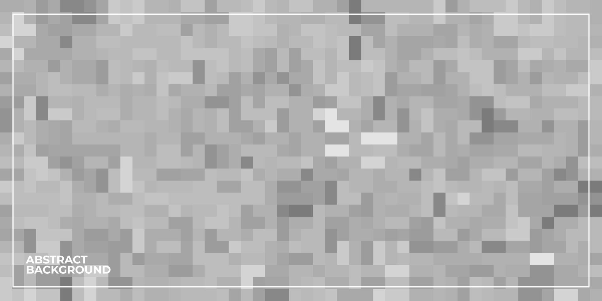 abstract geometric pixel square tiled mosaic background vector